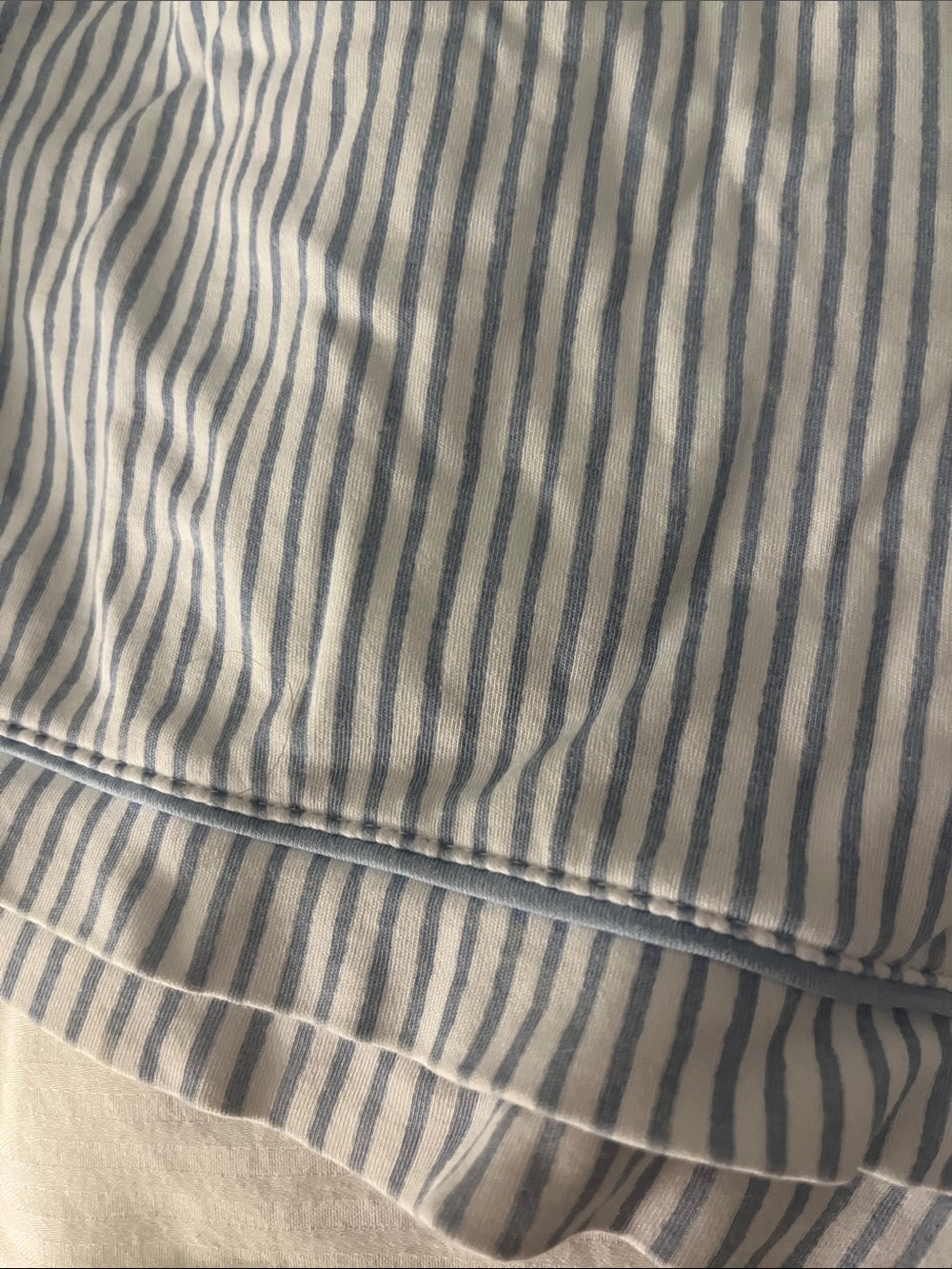 Women’s Roller Rabbit blue and white stripped pajama set - Picture 4 of 6